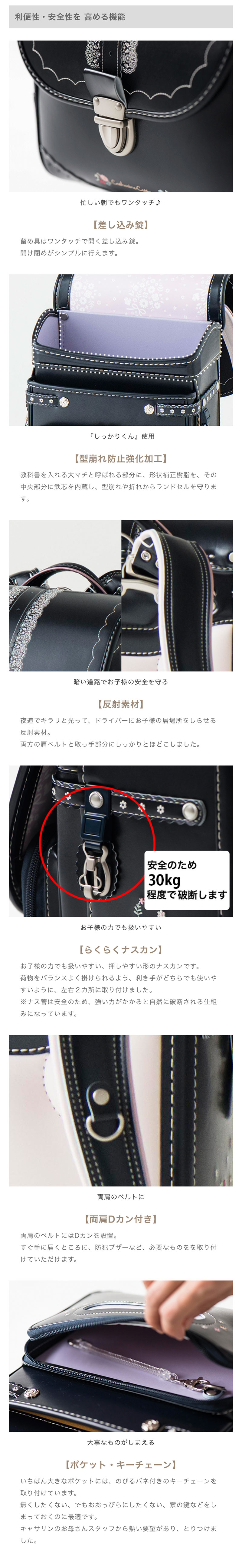 ランドセル 機能紹介