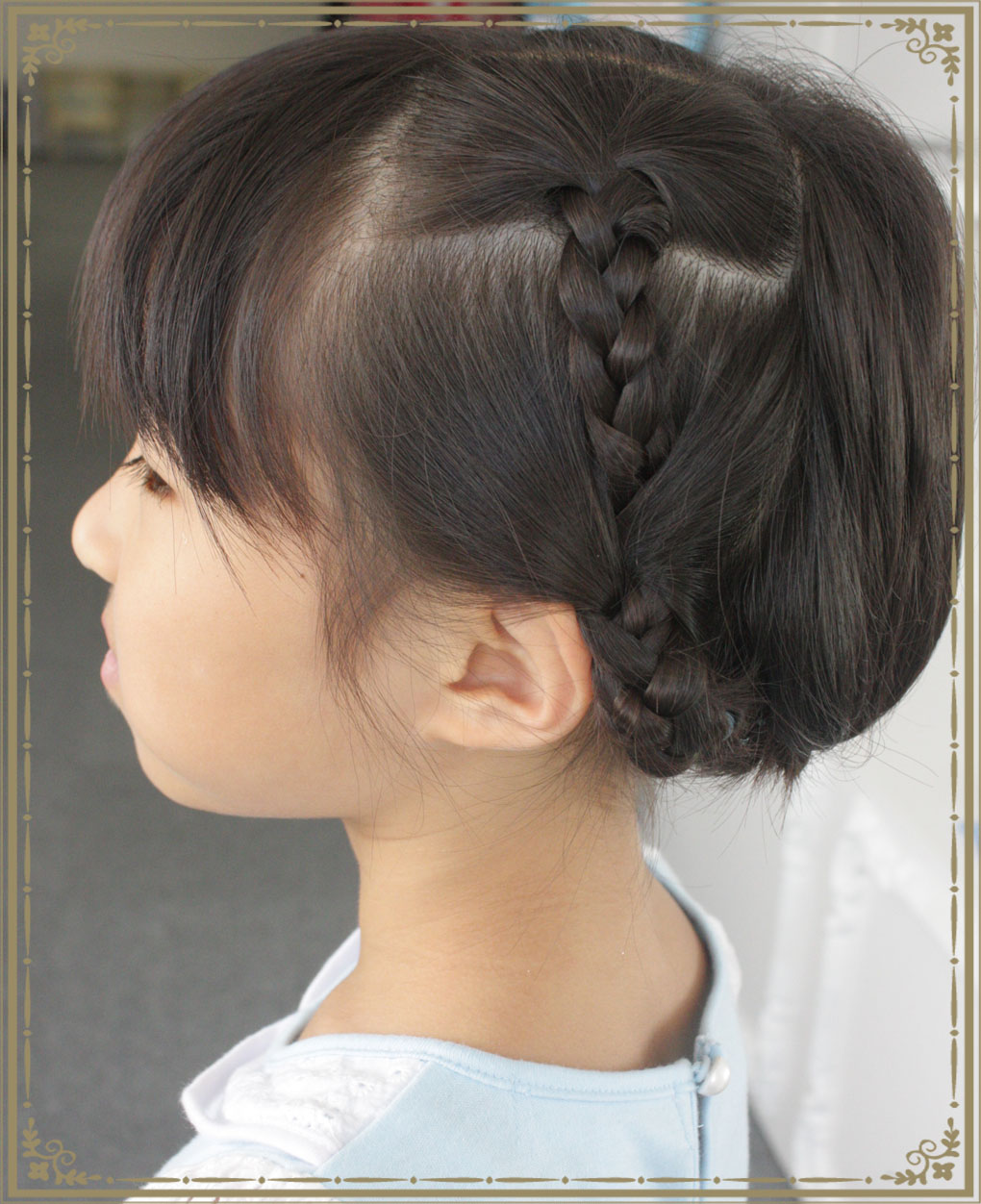 ハロウィン仮装ヘアアレンジ②～ボブ・ミディアムヘア｜ディズニープリンセス、妖精、小悪魔ヘアアレンジ 子供ドレス・子供ワンピース・子供