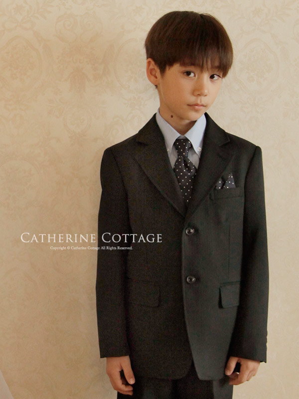 超美品｠コムサフィユ☆卒園式 入学式に 男の子 スーツ ブラウン 110cm 