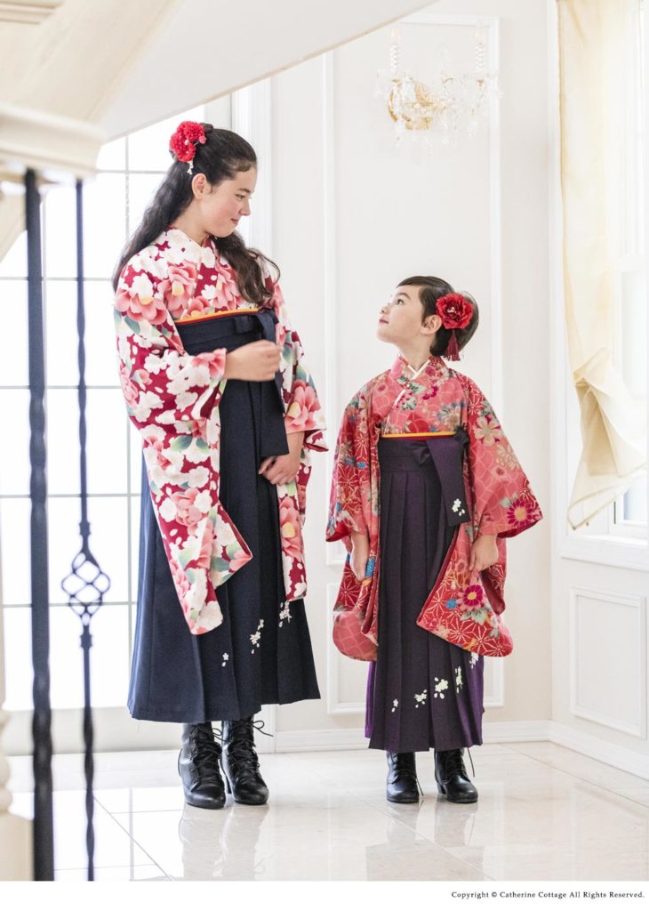 4年保証』 袴セット 160㎝ 小学生卒業式 キャサリンコテージ 和服