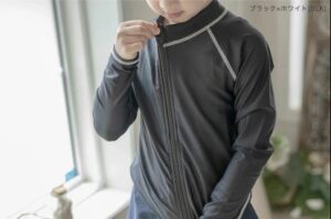 キッズスクール水着ラッシュガード